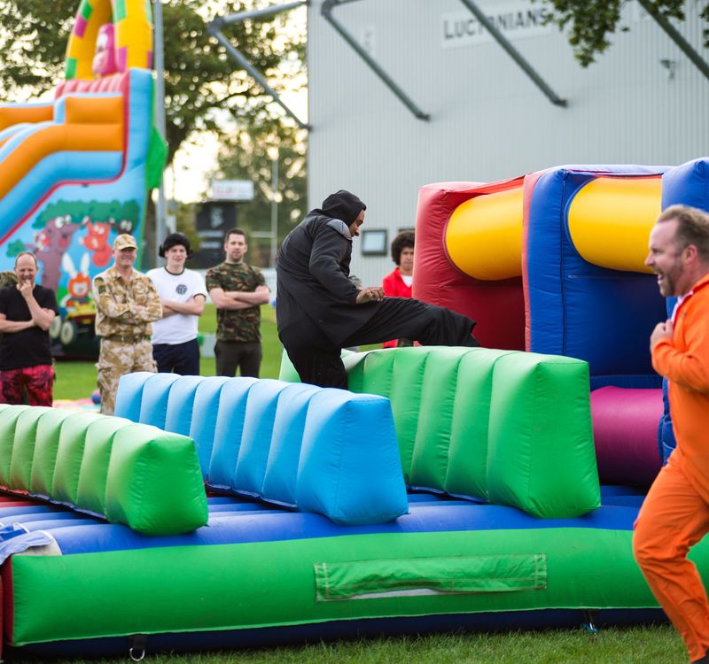 Inflatable obstacle course
