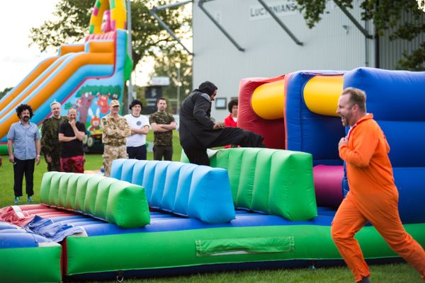 Inflatable obstacle course